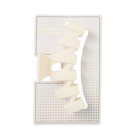 MINISO BASIC SERIES WAVY CLAW CLIP (1 PC) 2014110110106 HAIR DUCK CLIP