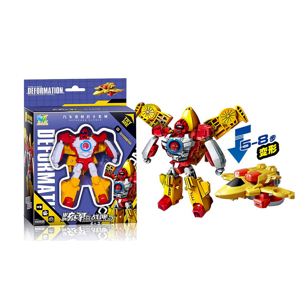 MINISO TRANSFORMING TOY (RED & YELLOW) 2014125910104 TRANSFORMATION TOYS-4