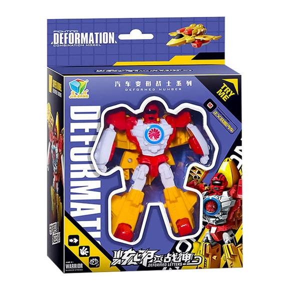 MINISO TRANSFORMING TOY (RED & YELLOW) 2014125910104 TRANSFORMATION TOYS