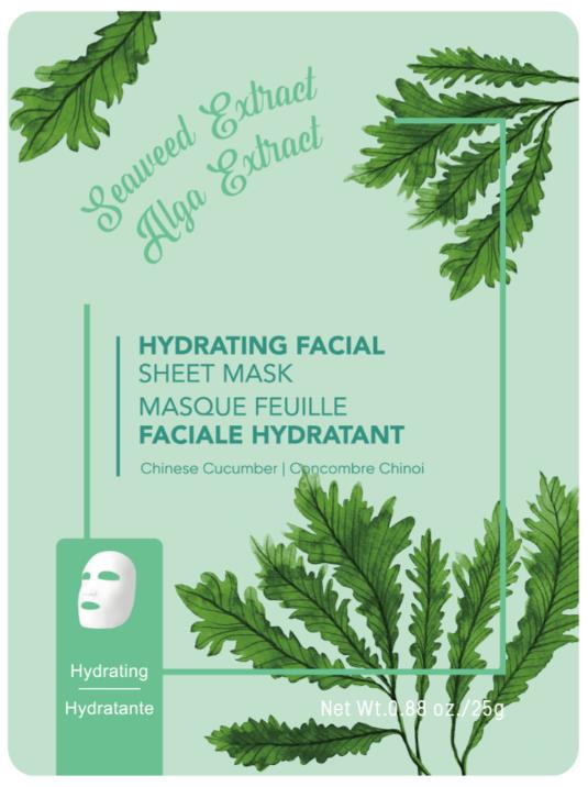 MINISO HYDRATING FACIAL SHEET MASK (SEAWEED) 2014143811100 FACIAL MASK