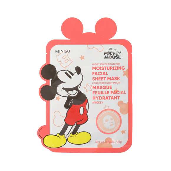 MINISO MICKEY MOUSE COLLECTION MOISTURIZING FACIAL SHEET MASK(MICKEY ...