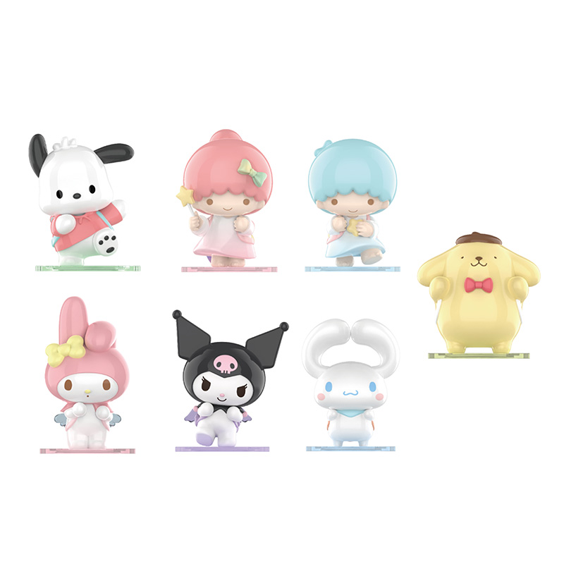 MINISO SANRIO CHARACTERS BACK-TO-BACK COMPANY SERIES BLIND BOX FIGURE MODEL 2014247410100 BLIND BOX