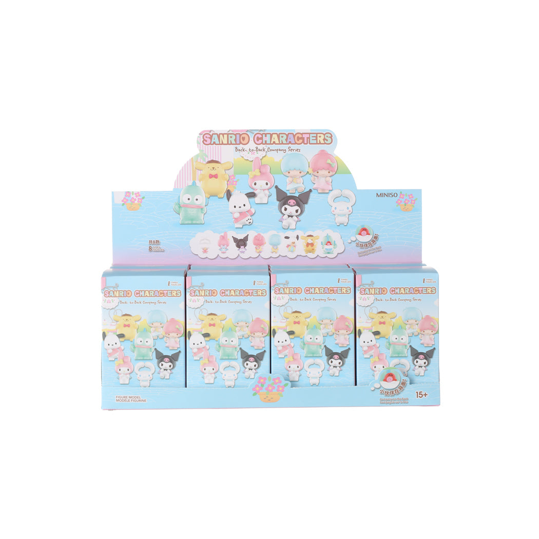 MINISO SANRIO CHARACTERS BACK-TO-BACK COMPANY SERIES BLIND BOX FIGURE MODEL 2014247410100 BLIND BOX