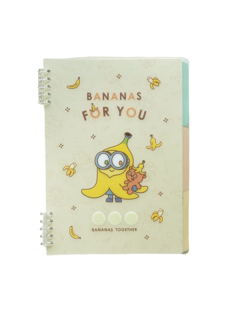MINISO MINIONS COLLECTION B5 LOOSE-LEAF WIRE-BOUND BOOK (50 SHEETS, YELLOW) 2014278610104 WIREBOUND BOOK