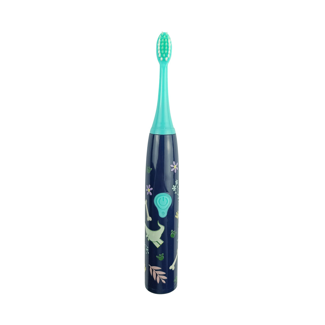 MINISO BATTERY POWERED CUTE DINOSAUR SERIES TOOTHBRUSH FOR KIDS  MODEL: SY052(NAVY BLUE) 2014283711100 ELECTRIC BRUSH
