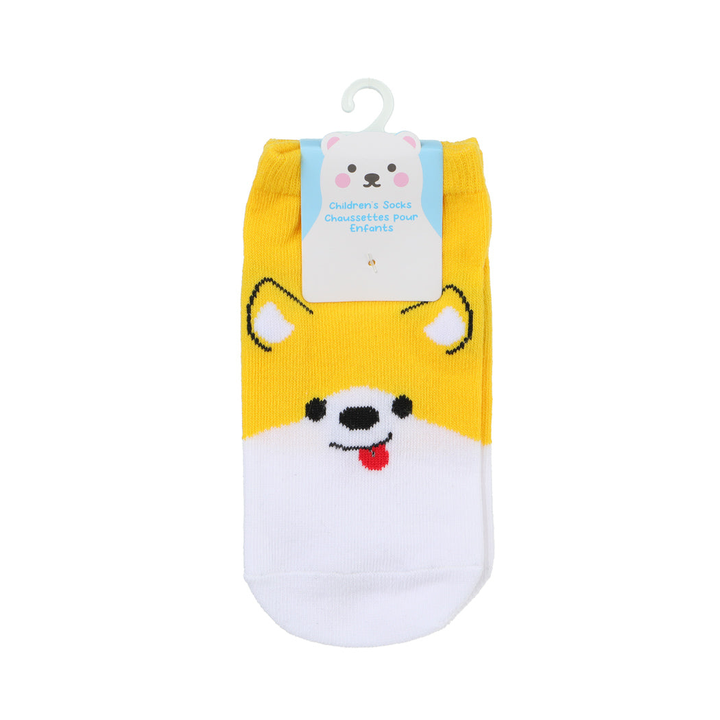 MINISO ANIMAL FACES COLLECTION KIDS' ANKLE SOCKS (3 PAIRS)(5-7Y) 2014407611101 KIDS LOW-CUT SOCKS