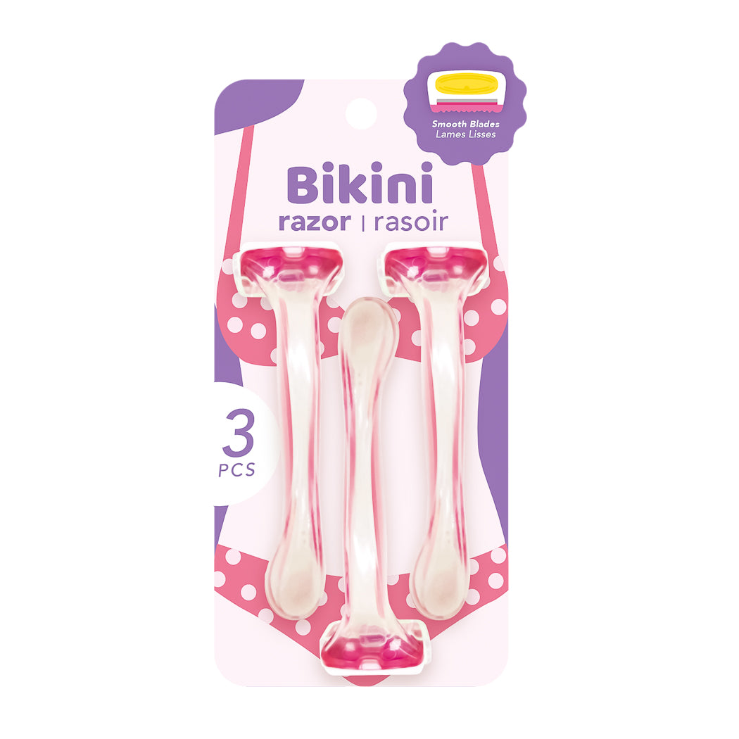 MINISO SAFE MINI BIKINI RAZOR ( 3 PCS ) 2014408910104 MAKEUP TOOLS