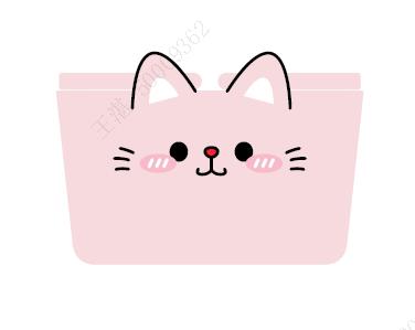 MINISO ANIMAL FACES COLLECTION BASKET ( CAT ) 2014428510100 LIFE DEPARTMENT