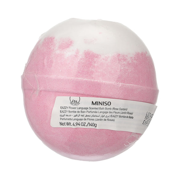 MINISO EAZZY FLOWER LANGUAGE SCENTED BATH BOMB ( ROSE GARDEN ) 2014477010101 BATH SALT