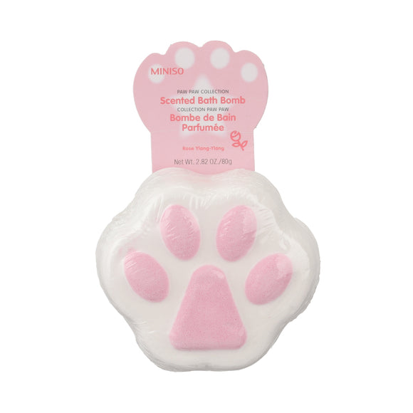 MINISO PAW PAW COLLECTION SCENTED BATH BOMB (ROSE YLANG-YLANG) 2014478710109 BATH SALT