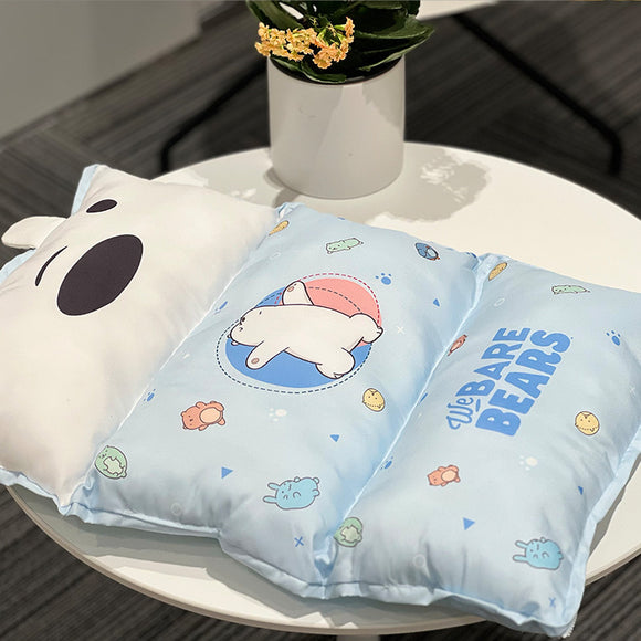 MINISO WE BARE BEARS COLLECTION DUAL USE NAP PILLOW SEAT CUSHION ( ICE BEAR ) 2014686111101 LIFE DEPARTMENT