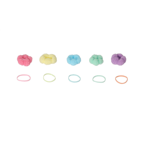 MINISO BASIC SERIES HAMBURGER HAIR TIE (560 PCS) 2014735110109 HAIR TIE
