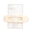 MINISO PINK GLOBE SERIES BUTTERFLY OVAL HAIR CLIP (1 PC) 2014736110108 HAIR CLIPPERS-3