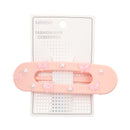 MINISO PINK GLOBE SERIES BUTTERFLY OVAL HAIR CLIP (1 PC) 2014736110108 HAIR CLIPPERS-4