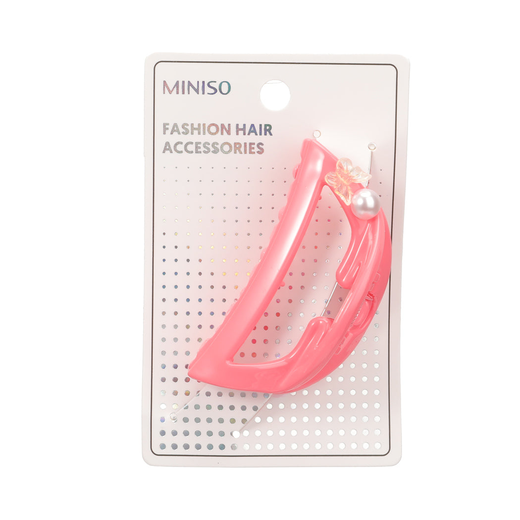 MINISO PINK GLOBE SERIES BUTTERFLY HAIR CLAW CLIP (1 PC) 2014736310102 HAIR CLIPPERS
