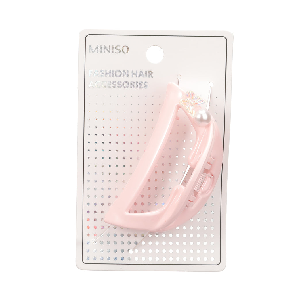 MINISO PINK GLOBE SERIES BUTTERFLY HAIR CLAW CLIP (1 PC) 2014736310102 HAIR CLIPPERS