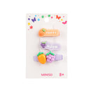 MINISO FUN SERIES FRUIT HAIR CLAW CLIPS (3 PCS) 2014736410109 HAIR CLIPPERS-4