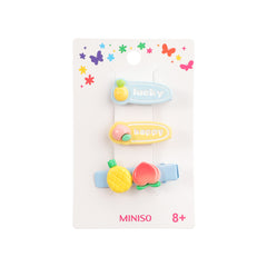 MINISO FUN SERIES FRUIT HAIR CLAW CLIPS (3 PCS) 2014736410109 HAIR CLIPPERS