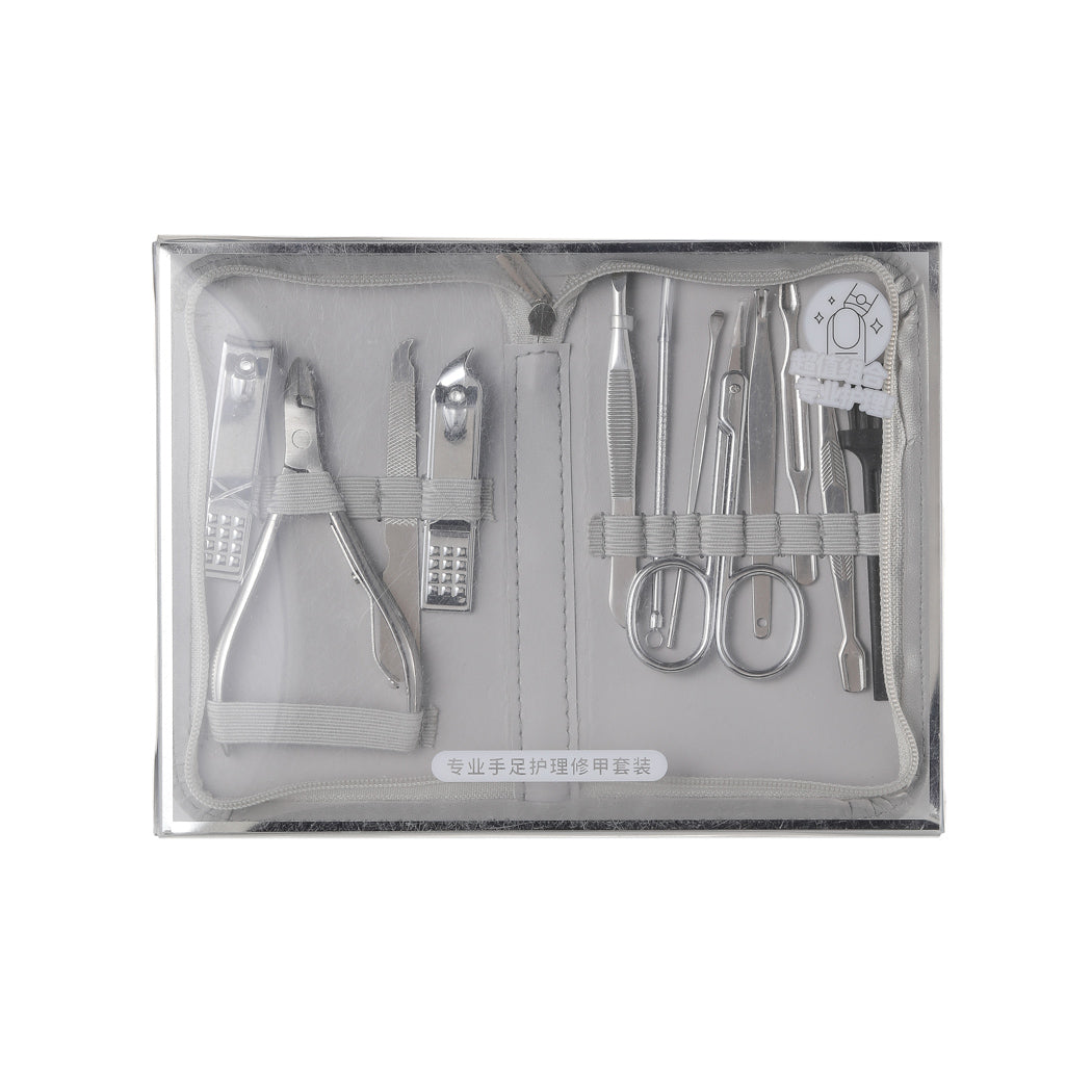 MINISO PROFESSIONAL MANICURE SET (12 PCS WITH STORAGE CASE) 2014919810108 MANICURE KIT