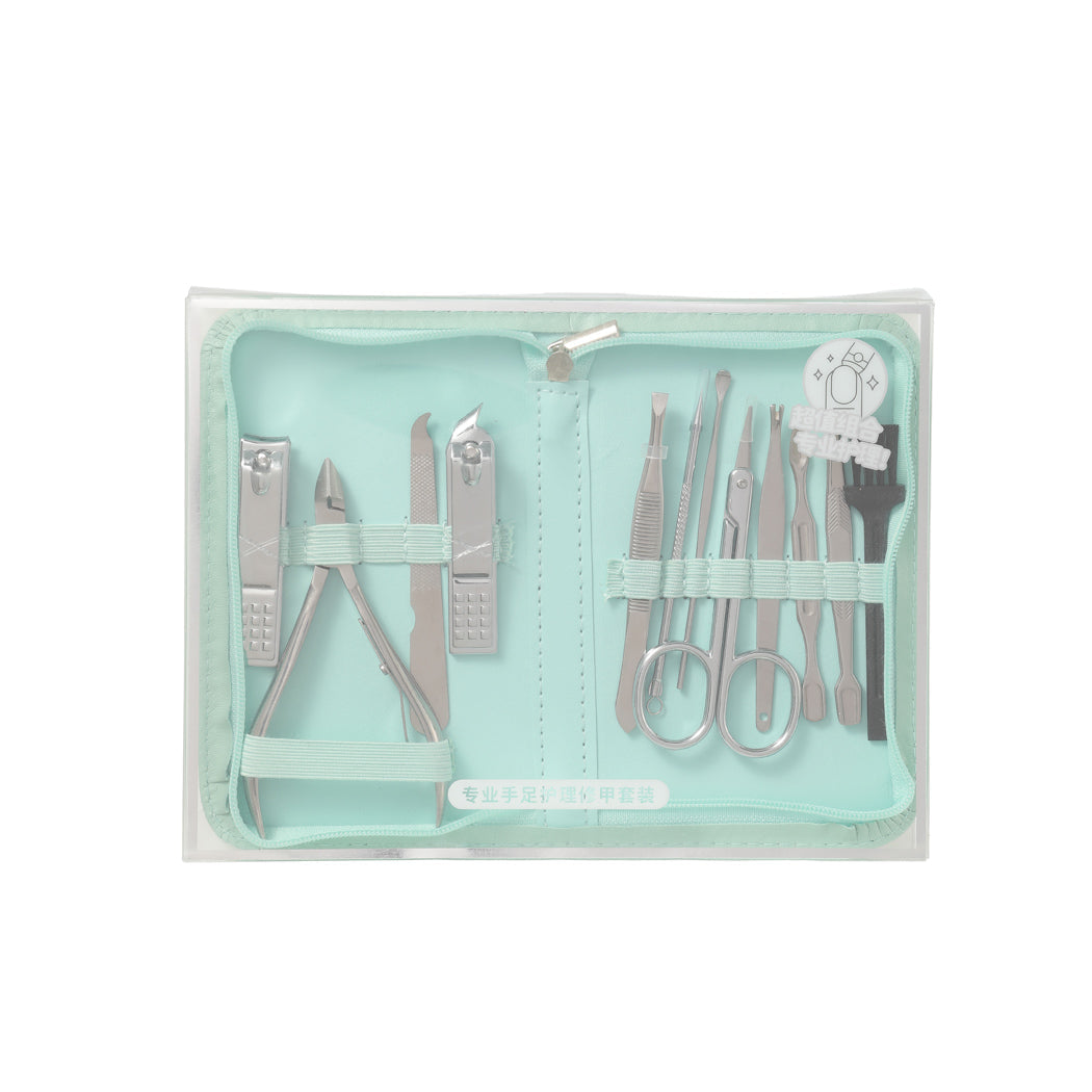 MINISO PROFESSIONAL MANICURE SET (12 PCS WITH STORAGE CASE) 2014919810108 MANICURE KIT