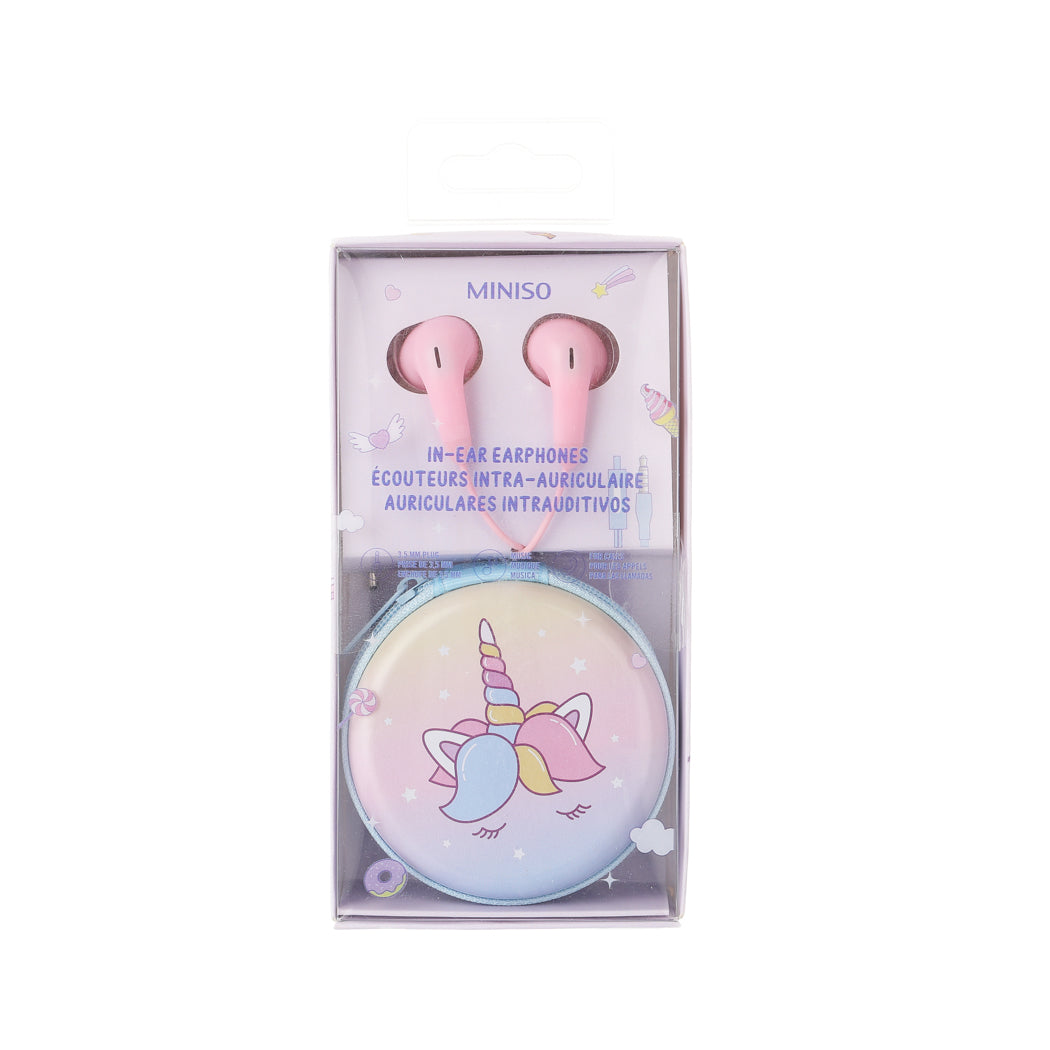 MINISO UNICORN SERIES 3.5MM IN-EAR EARPHONES MODEL: D15A(BLUE) 2015030011108 EARPHONES