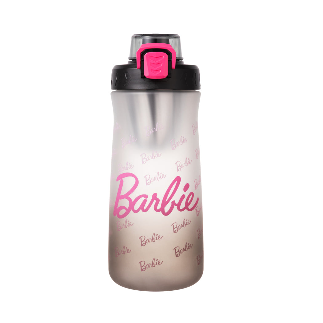 MINISO BARBIE COLLECTION PLASTIC BOTTLE WITH ONE-TOUCH FLIP TOP LID ( DARK ) 2015031112101 LIFE DEPARTMENT
