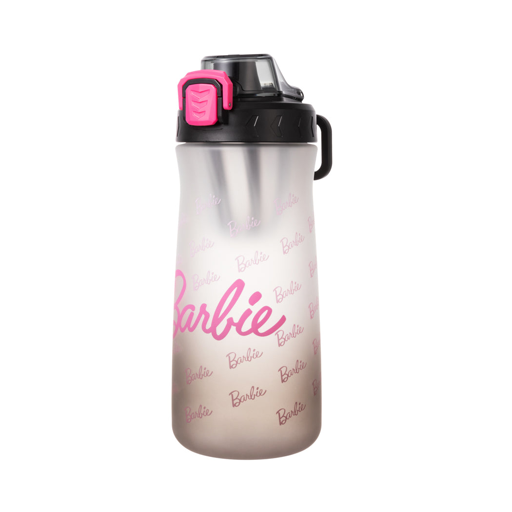 MINISO BARBIE COLLECTION PLASTIC BOTTLE WITH ONE-TOUCH FLIP TOP LID ( DARK ) 2015031112101 LIFE DEPARTMENT