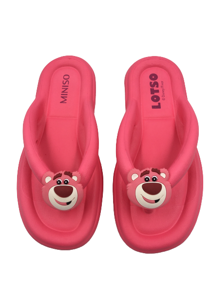 MINISO DISNEY PIXAR COLLECTION WOMEN'S SLIPPERS(LOTSO,35-36) 2015117911109 FASHIONABLE SLIPPERS