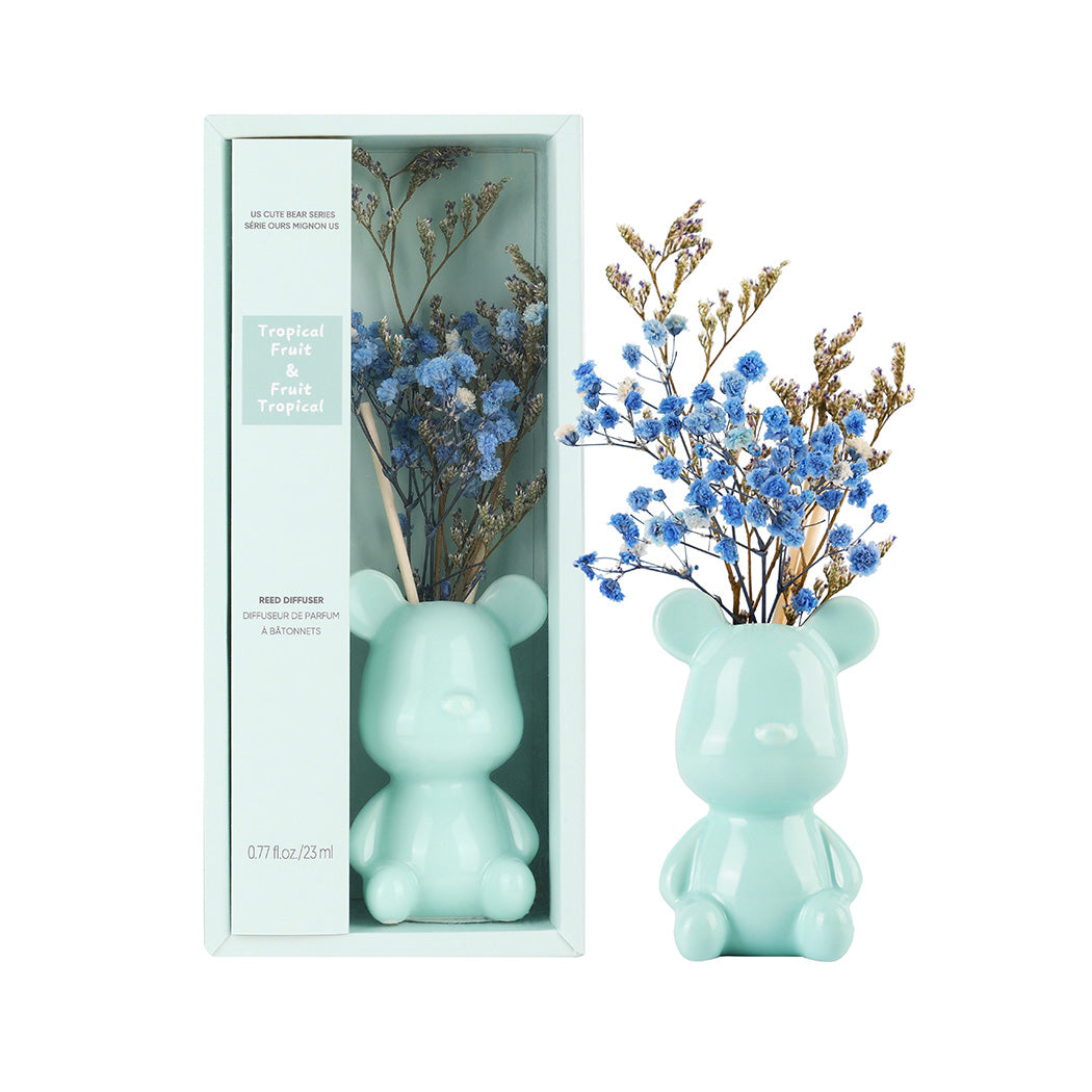 MINISO CUTE BEAR SERIES REED DIFFUSER(TROPICAL FRUIT) 2015121110109 SCENT DIFFUSER