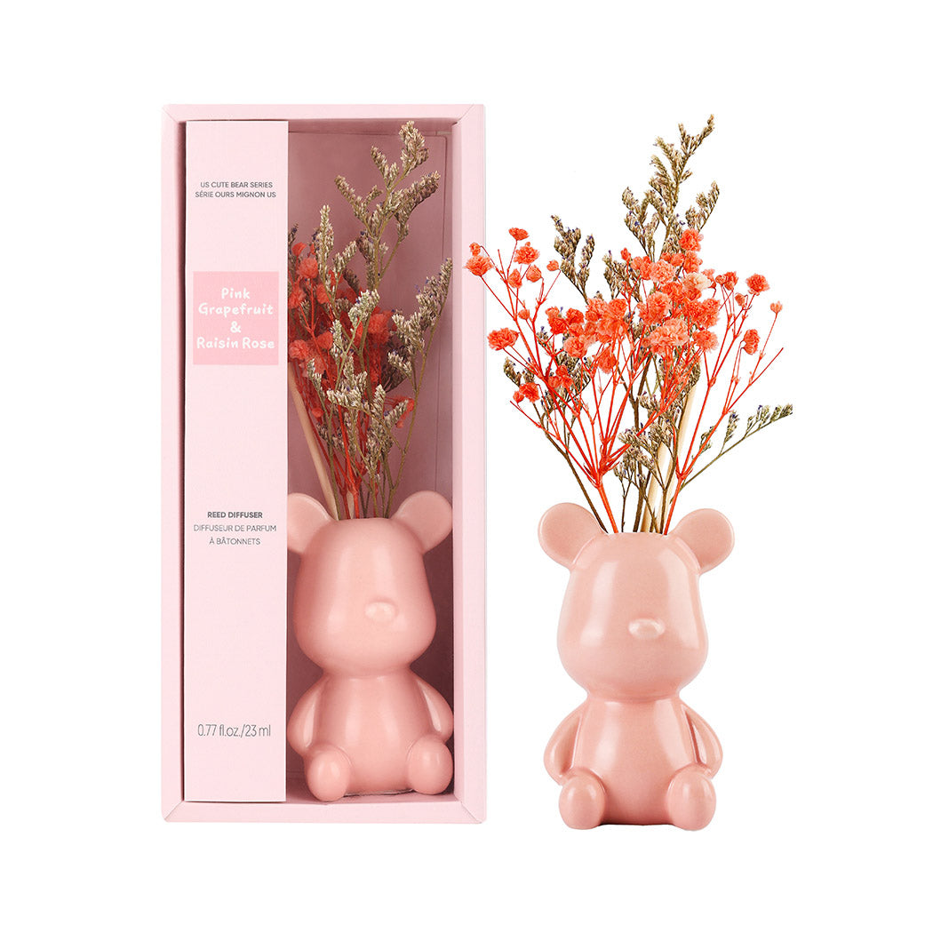 MINISO CUTE BEAR SERIES REED DIFFUSER( PINK GRAPEFRUIT) 2015121112103 SCENT DIFFUSER