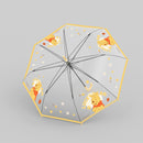 MINISO DISNEY WINNIE THE POOH COLLECTION TRANSPARENT LONG-HANDLED UMBRELLA 2015148810105 LONG UMBRELLA-2
