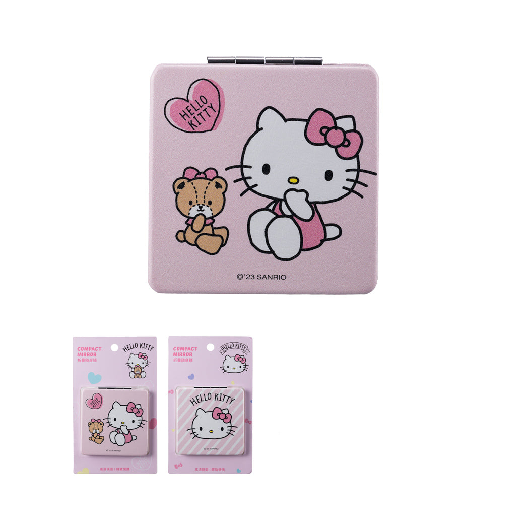 MINISO HELLO KITTY DUAL-SIDED FOLDABLE MIRROR（SQUARE） 2015165610108 PORTABLE MIRROR