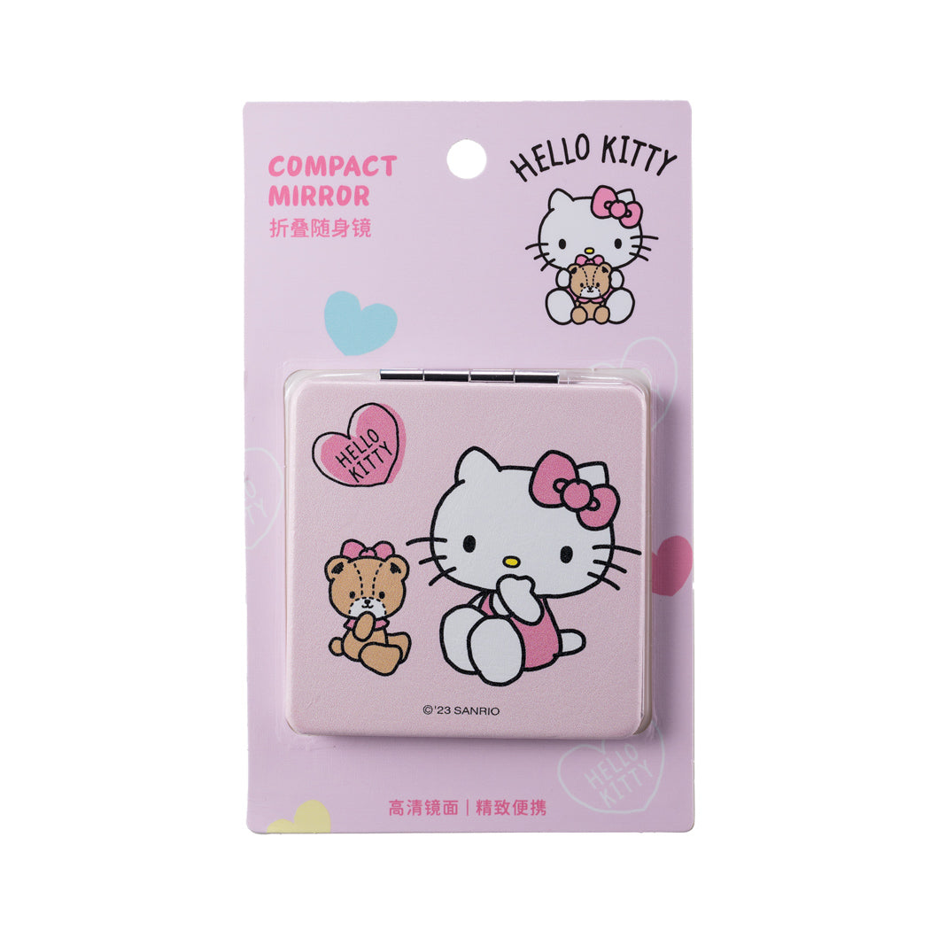 MINISO HELLO KITTY DUAL-SIDED FOLDABLE MIRROR（SQUARE） 2015165610108 PORTABLE MIRROR