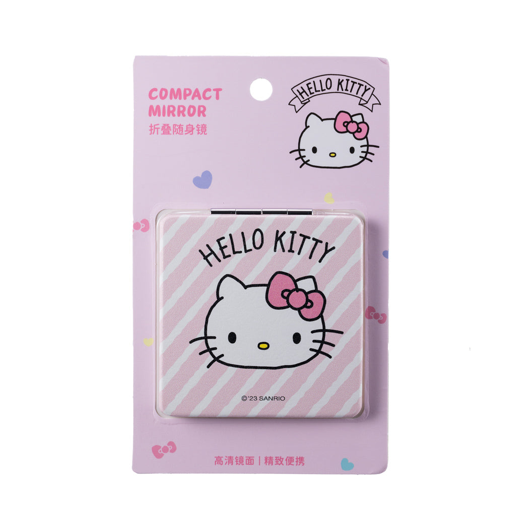 MINISO HELLO KITTY DUAL-SIDED FOLDABLE MIRROR（SQUARE） 2015165610108 PORTABLE MIRROR