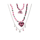 MINISO BARBIE COLLECTION HEART BRACELET & NECKLACE 2015178710109 NECKLACE-2