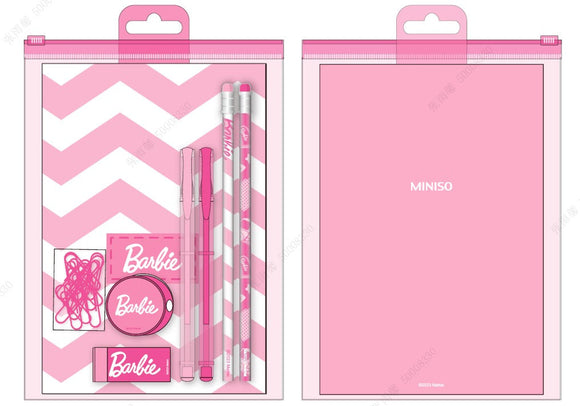 MINISO BARBIE COLLECTION STATIONERY SET PDQ 2015185310101 STATIONERY