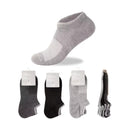 MINISO SENSE OF DESIGN ANTI-SLIP ANKLE MEN'S SHORT SOCKS ( 3 PAIRS ) ( BASIC ) 2015214010101 MEN'S LOW-CUT SOCKS-1