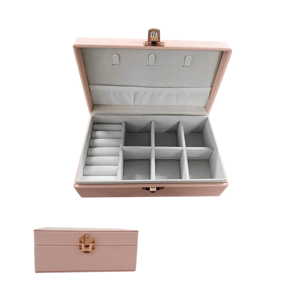 MINISO ROSE GOLD SERIES JEWELRY ORGANIZER ( L ) 2015239110107 COSMETICS STORAGE