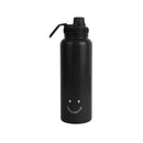 MINISO SOLID COLOR HANDHELD STAINLESS STEEL WATER BOTTLE 1.4L(BLACK) 2015239614100 STEEL CUP-1