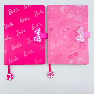 MINISO BARBIE COLLECTION A5 HARDCOVER BOOK (64 SHEETS) (2 ASSORTED MODELS)PDQ 2015260810106 HARDCOVER MEMO BOOK