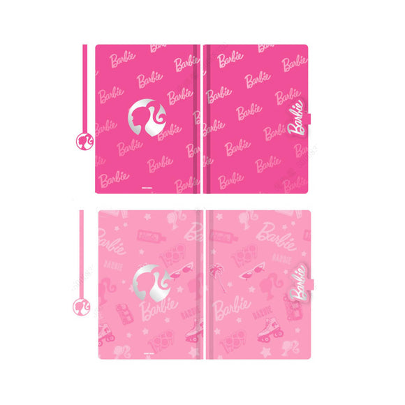 MINISO BARBIE COLLECTION A5 HARDCOVER BOOK (64 SHEETS) (2 ASSORTED MODELS)PDQ 2015260810106 HARDCOVER MEMO BOOK