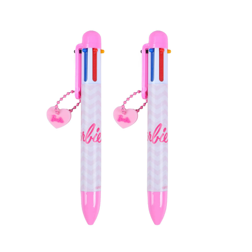 MINISO BARBIE COLLECTION 6-COLOR PENDANT BALLPOINT PEN (2 ASSORTED MODELS) PDQ 2015269110108 FUN SIGNING PEN