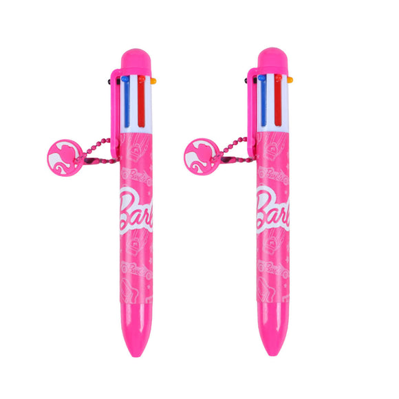 MINISO BARBIE COLLECTION 6-COLOR PENDANT BALLPOINT PEN (2 ASSORTED MODELS) PDQ 2015269110108 FUN SIGNING PEN