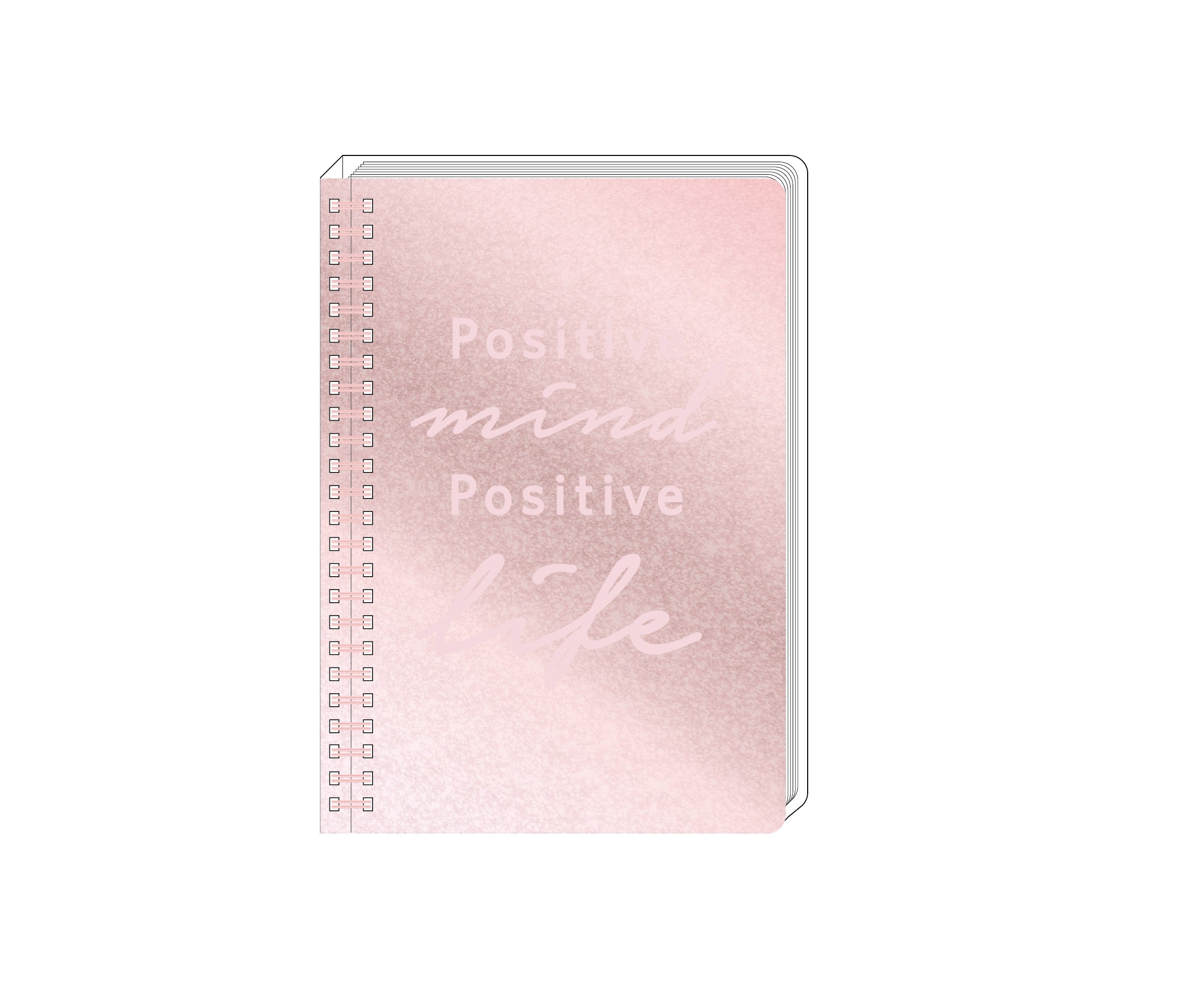 MINISO ROSE GOLD SERIES SOFT-COVER WIRE-BOUND BOOK ( 80 SHEETS ) PDQ 2015286510103 STATIONERY & GIFT