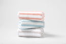 MINISO STRIPED PURE COTTON TOWEL ( BLUE ) 2015298011100 TEXTILE-2