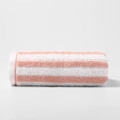 MINISO STRIPED PURE COTTON TOWEL ( RED ) 2015298012107 TEXTILE