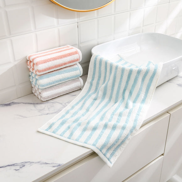 MINISO STRIPED PURE COTTON TOWEL ( RED ) 2015298012107 TEXTILE