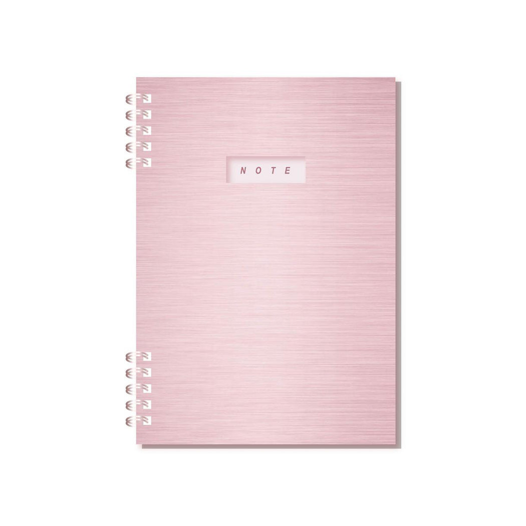 MINISO ROSE GOLD SERIES B5 LOOSE-LEAF WIRE-BOUND BOOK ( 64 SHEETS ) PDQ 2015307610102 STATIONERY & GIFT