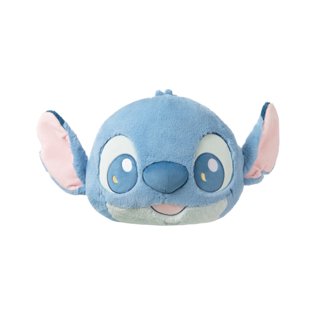 MINISO DISNEY COLLECTION FLUFFY FESTIVAL 16IN. HEAD-SHAPED PLUSH TOY ( STITCH ) 2015443710100 TOY SERIES