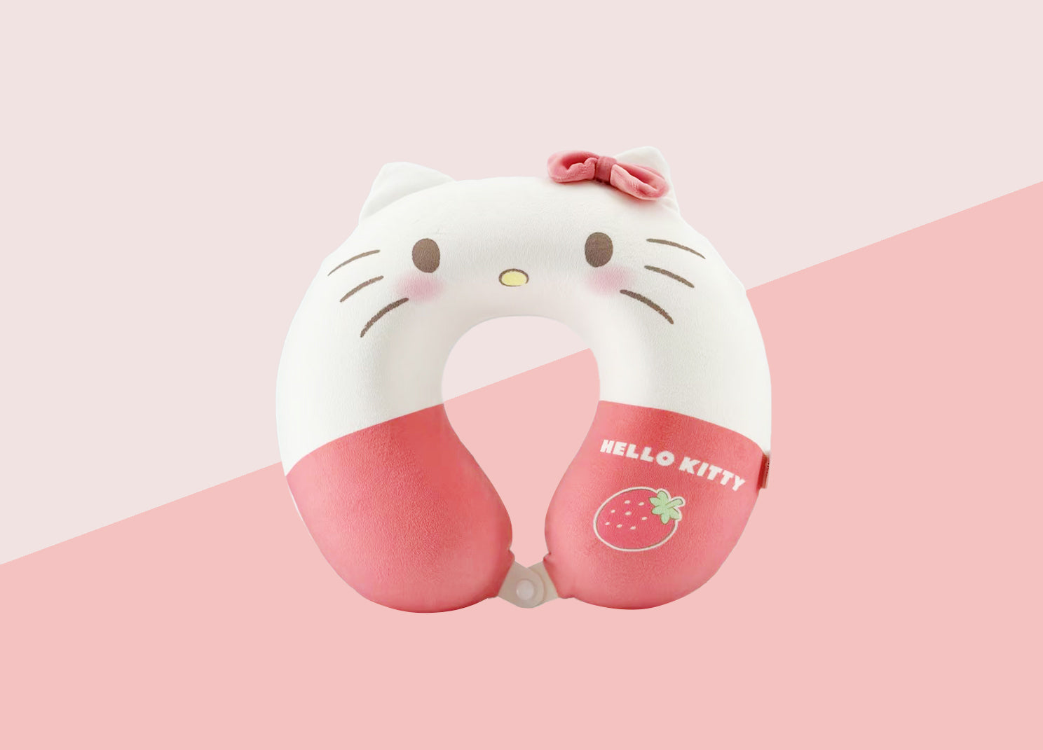 MINISO SANRIO CHARACTERS STRAWBERRY COLLECTION MEMORY FOAM U-SHAPED NECK PILLOW (HELLO KITTY) 2015520312104 U-SHAPED NECK PILLOW